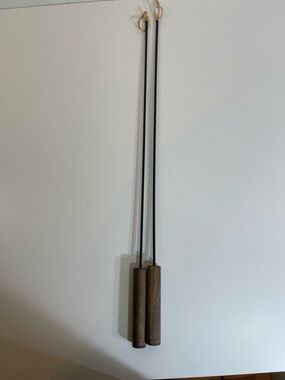 Professional Puppet Arm Control Rods 2 Pieces With Wood Handles